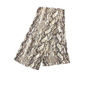 Vintage Snake Print Symphony Scarfs Animal Patterned Long Scarf 100% Polyester M